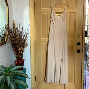 Vera Wang-White Bridesmaid Dress/Prom